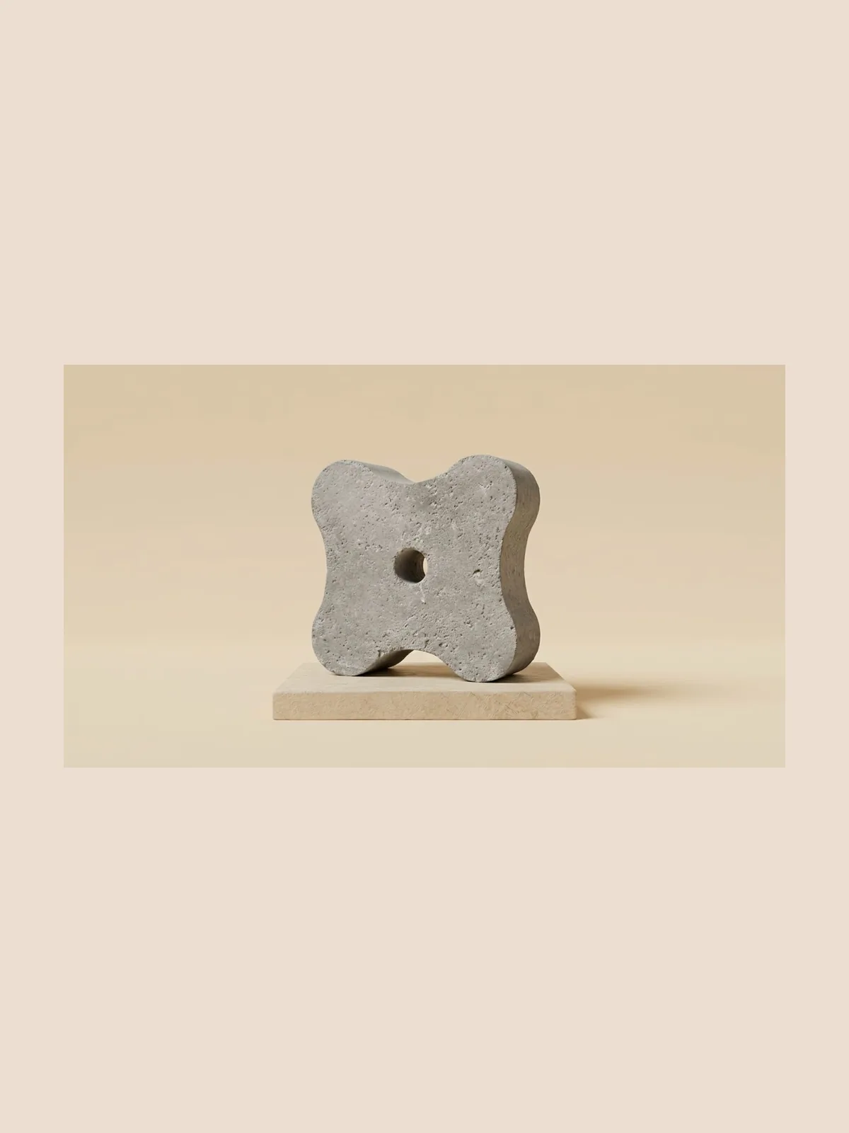 Concrete Clover Spacer Grey Karachi - Shah Tuff Tiles