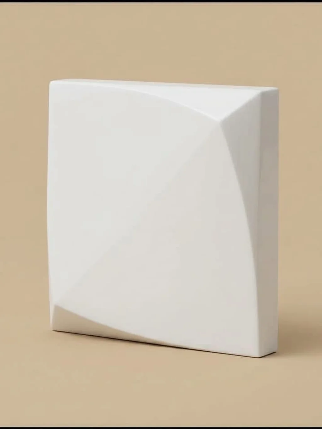 Curved Pillow 3D Decorative Wall Tiles single piece