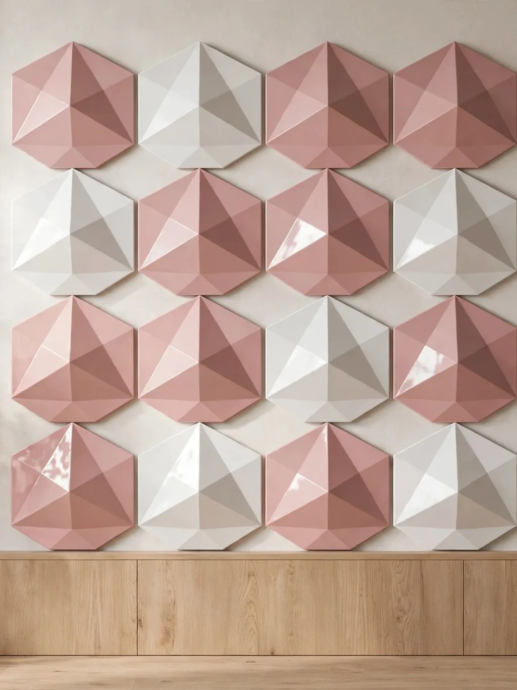 Diamond Star 3D Decorative Wall Tiles colorful