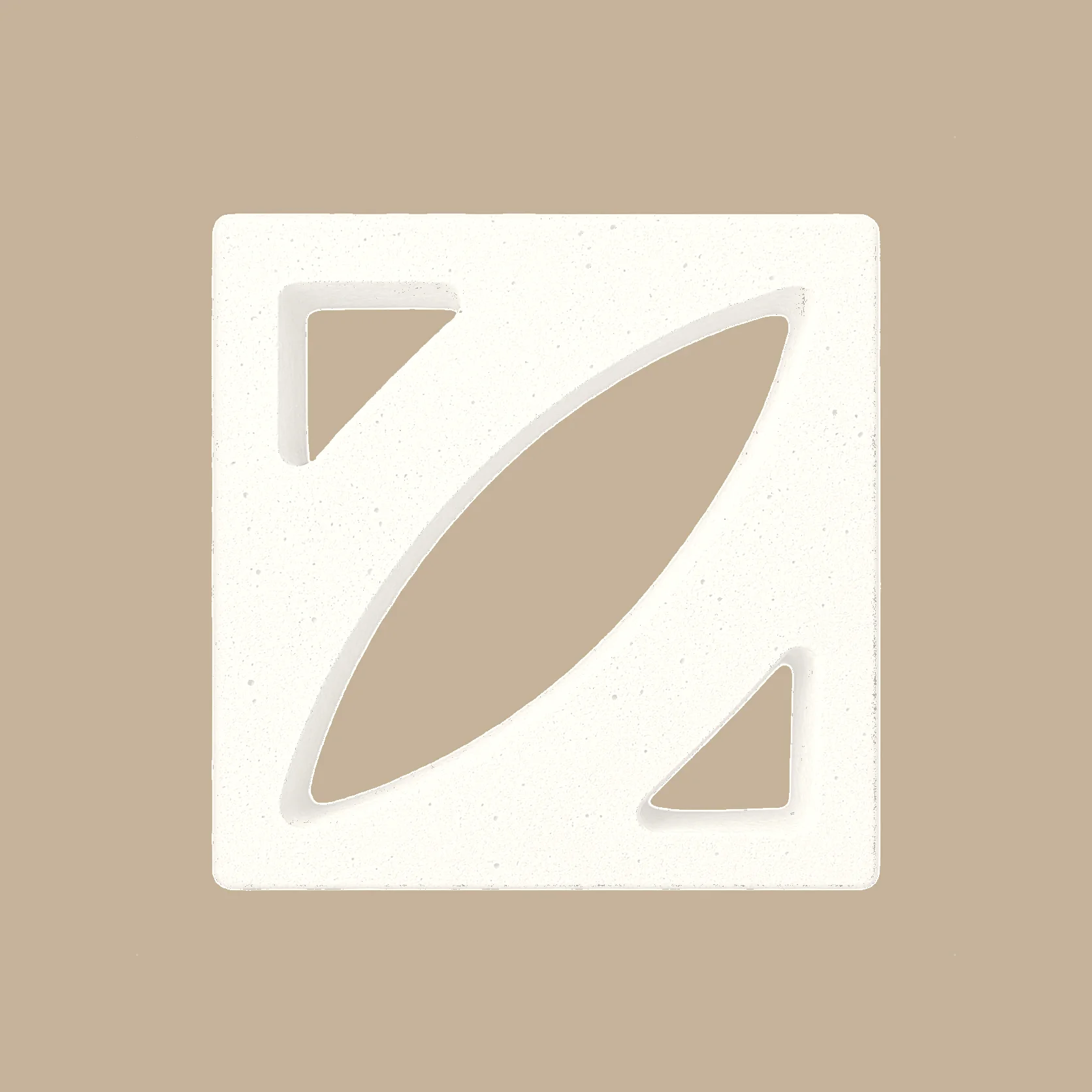 Leaf Eye cement jali breeze block white Karachi - Shah Tuff Tiles