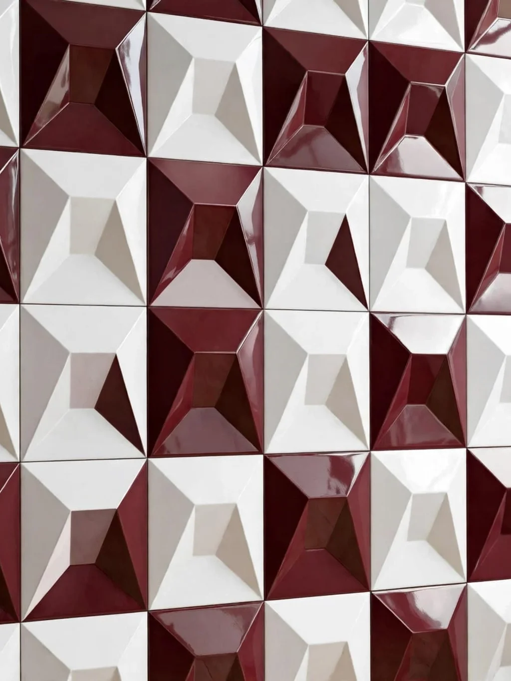 3D Pyramid Decorative Wall Tiles colorful