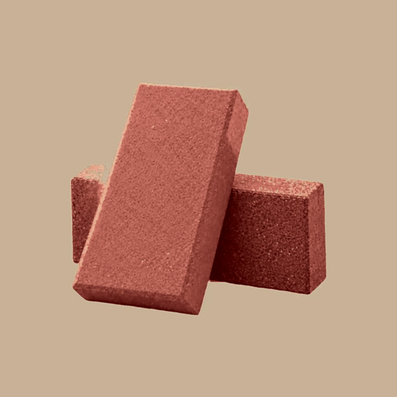 Rectangle interlocking paver red color Karachi - Shah Tuff Tiles