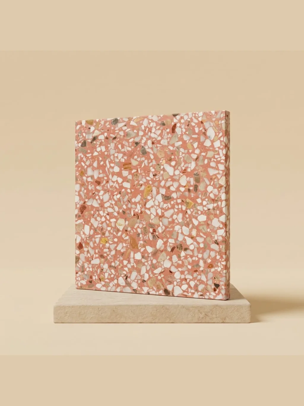 Salmon Pink Terrazzo Tile in Karachi