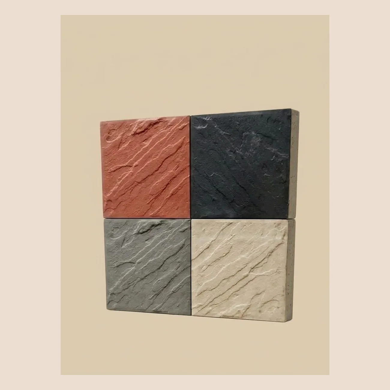 Slate Stone chemical tile multi-color Karachi