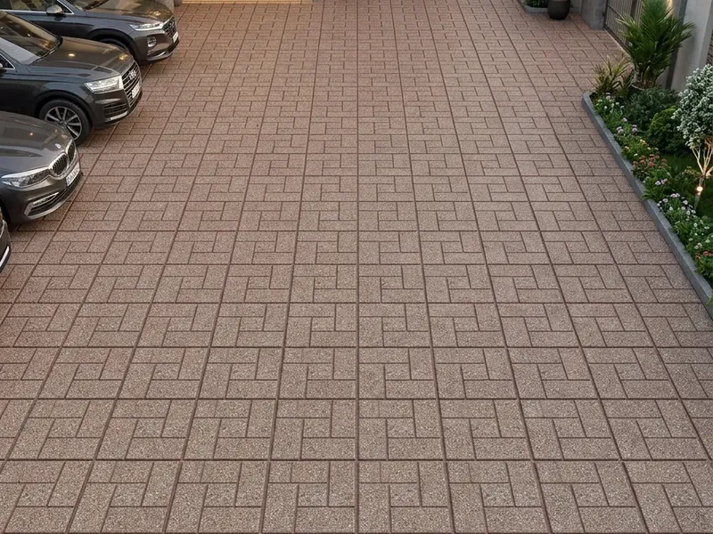Tuff tiles driveway installation DHA Karachi